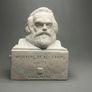 Bust of Karl marx ,tombstone. Image 4