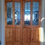 Glass Double Pine Doors Image 2