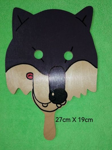 6 Quality Wooden Masks for Storytelling/Drama/Play