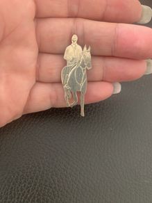 silver brooch