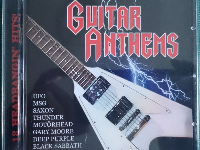 Various - Guitar Anthems 18 Headbangin' Hits CD (2004) Metal Compilation Saxon, Motorhead, UFO etc EX+