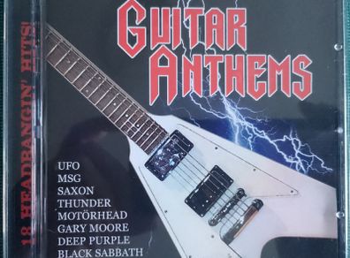 Various - Guitar Anthems 18 Headbangin' Hits CD (2004) Metal Compilation Saxon, Motorhead, UFO etc EX+
