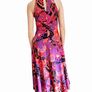 Phase Eight vibrant halterneck flared dress Image 4