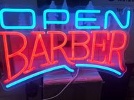 main image for ad LED Barber Sign