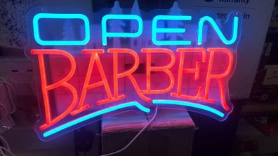 LED Barber Sign