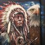 Vintage Wild T Shirt American Indian Eagle Horse Print Front And Back Size Medium Image 3