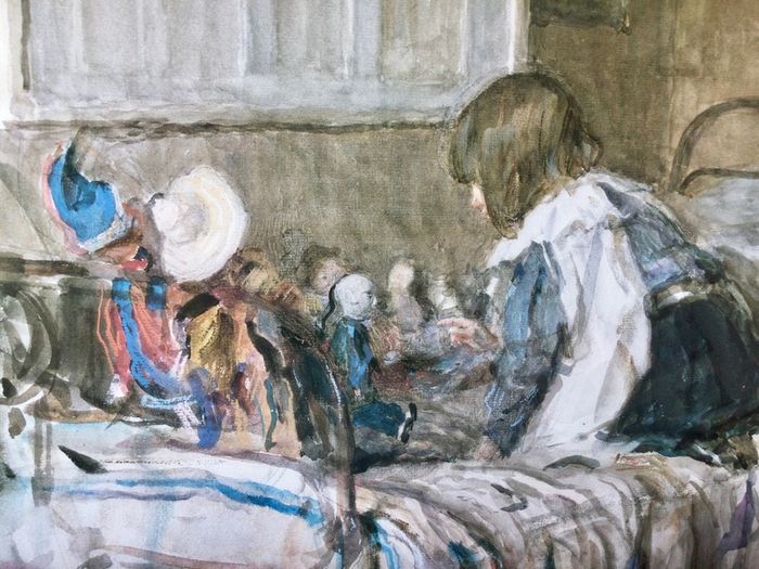 Framed Print "The Dolls School"