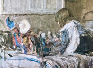 Framed Print "The Dolls School"