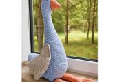 Handmade Goose Plush / Unique Soft Decor / Gift
