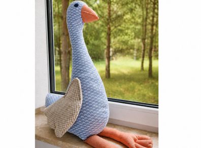 Handmade Goose Plush / Unique Soft Decor / Gift