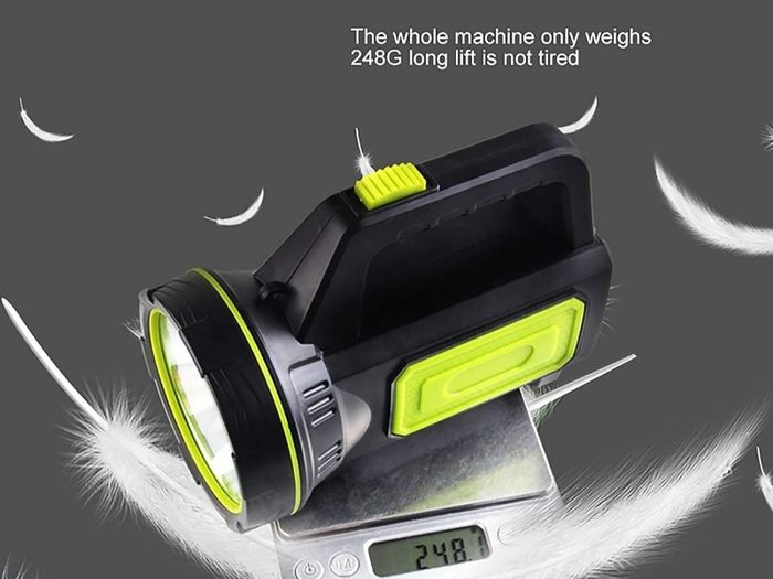 Hand Torch & Side Lantern Super Bright LED Rechargeable Torch Hand Flashlight 1200mAh Compact Waterproof (IPX5) Ideal for Camping and All Outdoor Activities & Emergency Use