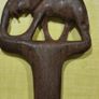 Hand Carved Kenian Wooden Elephant Serving Set Image 2