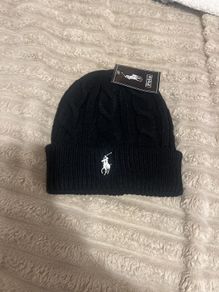 Polo hat / black / cotton / size M
