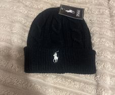 Polo hat / black / cotton / size M