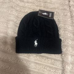 Polo hat / black / cotton / size M