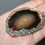 Vintage PENDANT with a large intaglio on Agate 3" Image 8