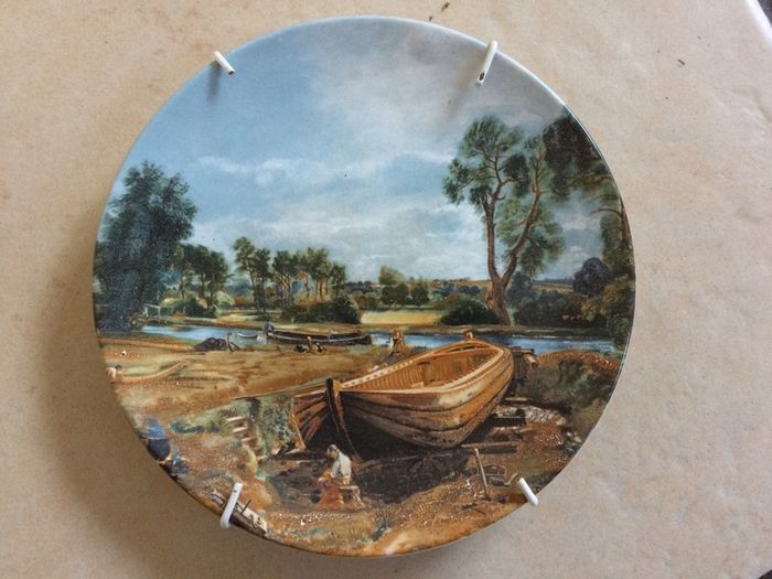 Small Poole England Boat Building Plate