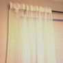 IKEA white sheer curtains Image 4