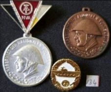 East German, Ddr, Medal /badge, Military Medal, Nva, Stasi ,,, (134)