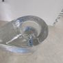 Kosta Boda Zweden Kjell Engman design vintage Blue Ice glass candle holders / sticks. Image 2