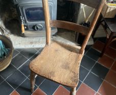 Rustic farmhouse kitchen chair