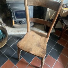 Rustic farmhouse kitchen chair