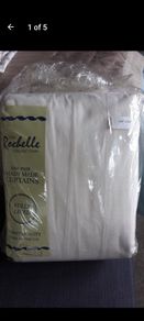 Pair of lined curtains
