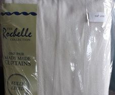 Pair of lined curtains