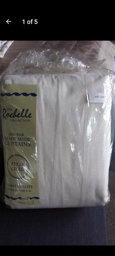 Pair of lined curtains