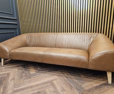 Scandinavian Style Leather Sofa