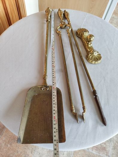 Antique Brass companion set