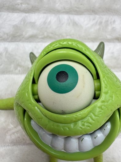 2002 Mike Wazowski approx. 13 cm. McDonald's Disney Monsters Inc CAN'T STAND Used Please see photos