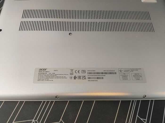 Acer Swift 3 14" AMD Ryzen 7 | 8GB | 1TB | Silver
