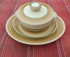 Art Deco Clarice Cliff Wilkinson Ltd 6 Pieces