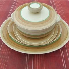 Art Deco Clarice Cliff Wilkinson Ltd 6 Pieces
