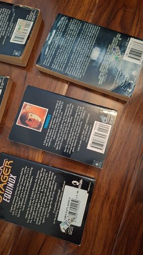 Star Trek Books x9 , from the 90's