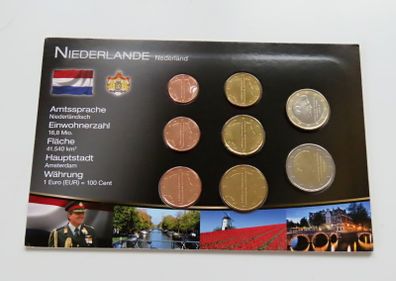 euro coin set BUNC Netherlands 2014