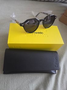 D.Franklin Ultra Light S Round Black / Black Sunglasses