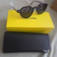 D.Franklin Ultra Light S Round Black / Black Sunglasses