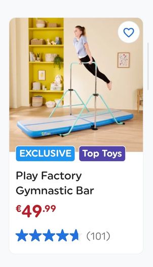 Gymnastic bar