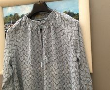 Ilse Jacobsen Designer Blouse Size 40 -Size 14 UK