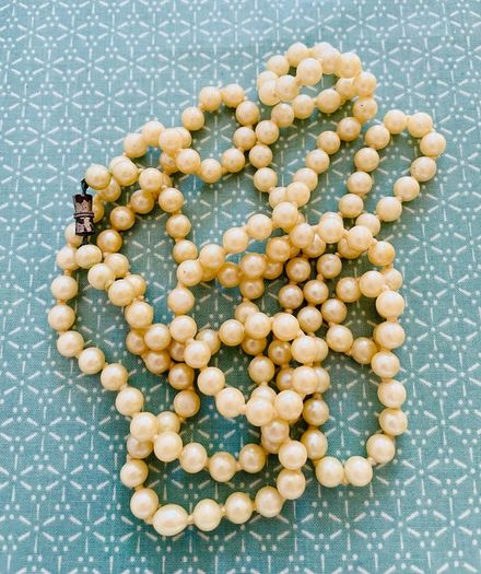 1.5m String Antique Faux Pearls