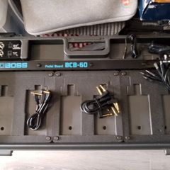 Boss bcb-60 pedal board with psu and cables.