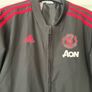 Adidas Manchester United FC Presentation Jacket Black 11-12 y Image 2