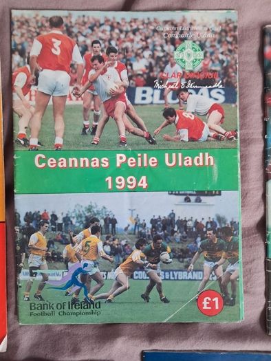 Ulster GAA Programmes X 7
