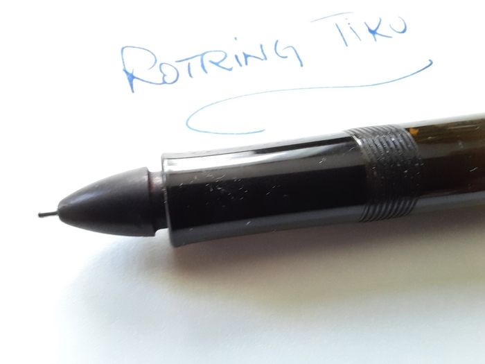 Vintage Rare Rotring Tiku Fountain Pen with box, papers