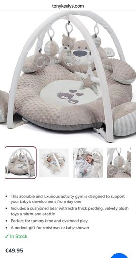 Bear play mat