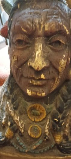 Red Indian Bust