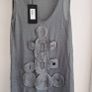 Peruzzi womens grey design vest bnwt size Large Image 2