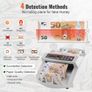 Banknotes Counter With LED Display, Professional Note Counter With Counterfeit Detector, UV/MG, 1000 Bills/Minute, Counts Only Number of Sheets Image 3